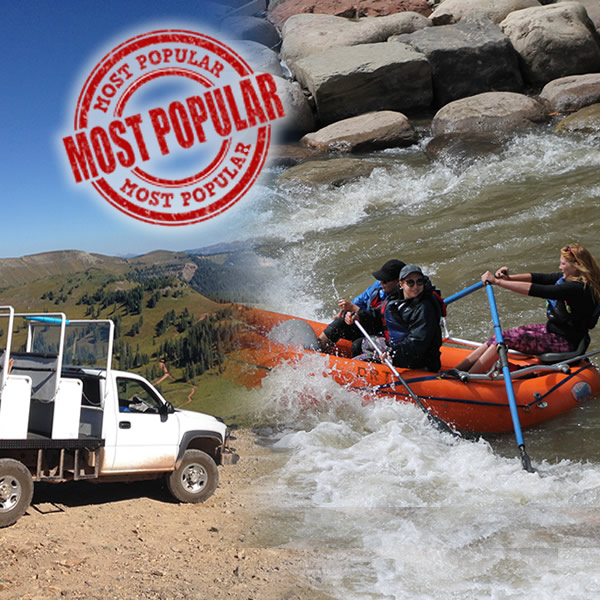 Raft_4x4 a group of people riding on the back of a truck