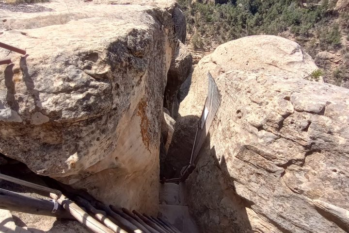 a close up of a rock