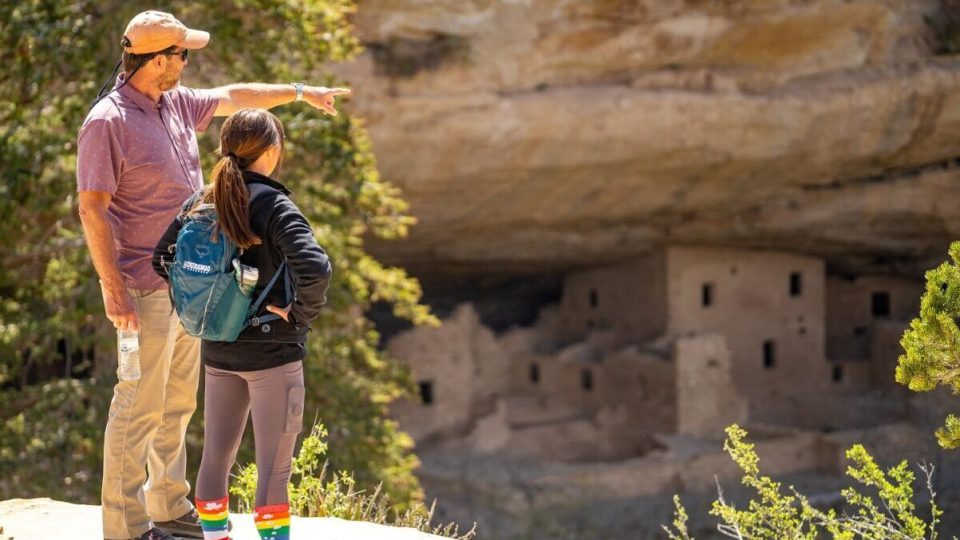 mesaverde tours1 a person riding a skate board on a rock